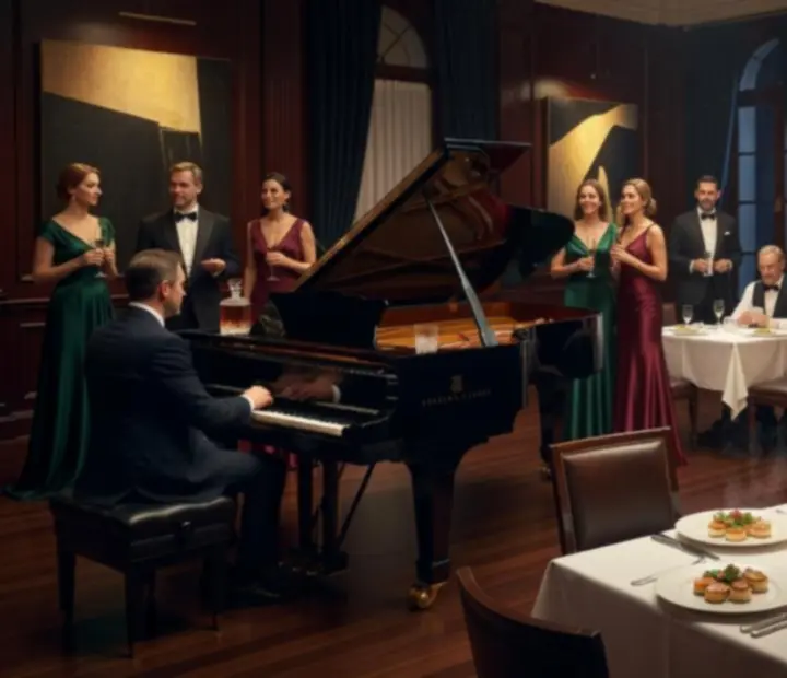 Zongorával kísért fine dining vacsora és elegáns poker este Budapesten